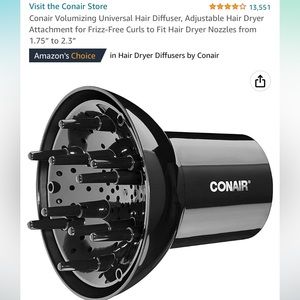 Conair universal diffuser attachment